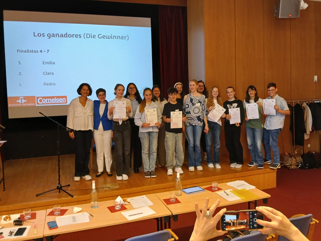 Das ASG beim Vorlesewettbewerb Spanisch am Instituto Cervantes in München