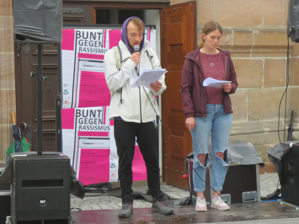 ASG bei Demo „Bunt gegen Rassismus“
