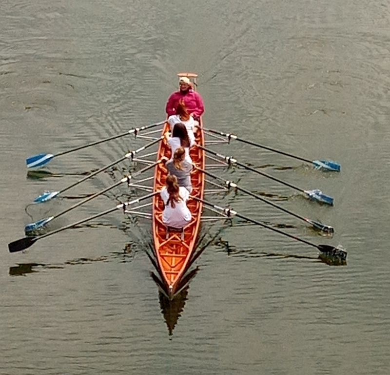 Sportunterricht auf dem Wasser