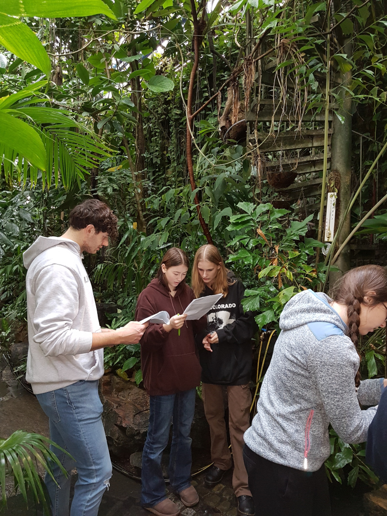 Besuch der Tropenhäuser des Botanischen Gartens