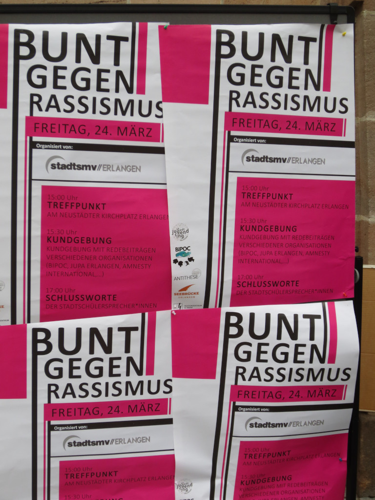 ASG bei Demo „Bunt gegen Rassismus“