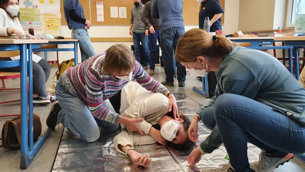 Retten macht Schule - auch bei den Lehrern