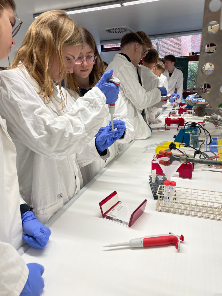 Vom Klassenzimmer ins Labor - Genetik erfahrbar machen