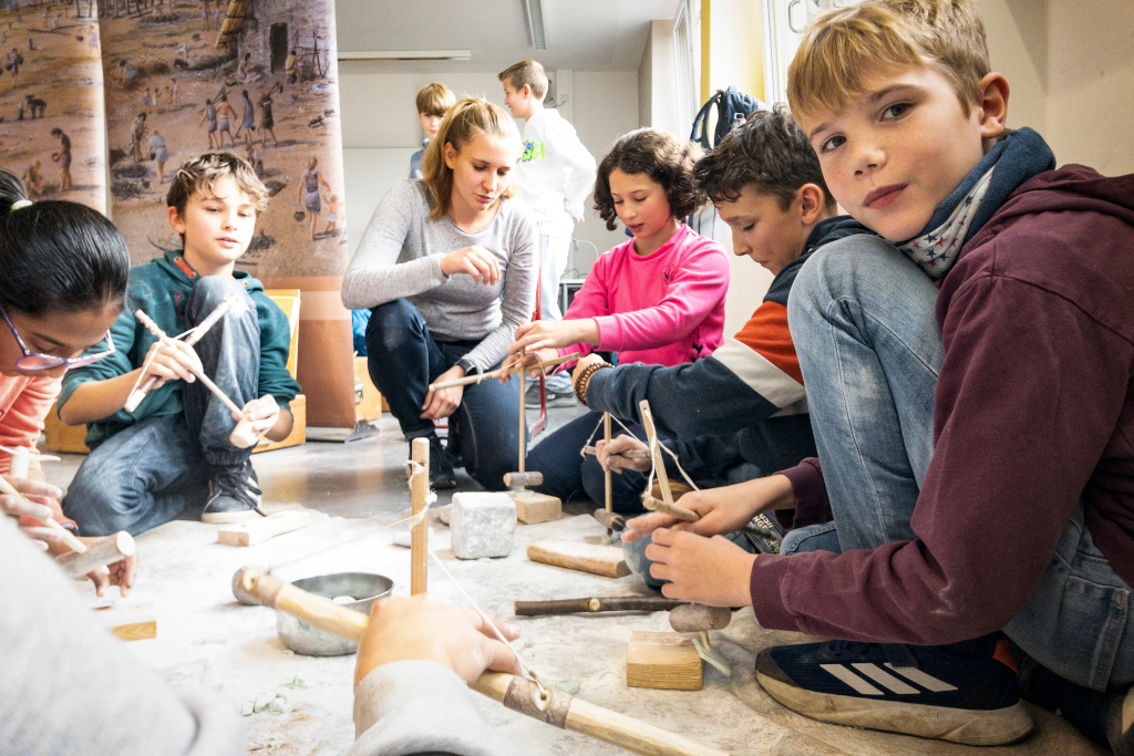 Reise in die Steinzeit f&uuml;r die sechste Jahrgangsstufe