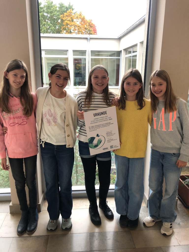 Umweltpreis 2025 der Stadt Erlangen und der Erlanger Stadtwerke verliehen