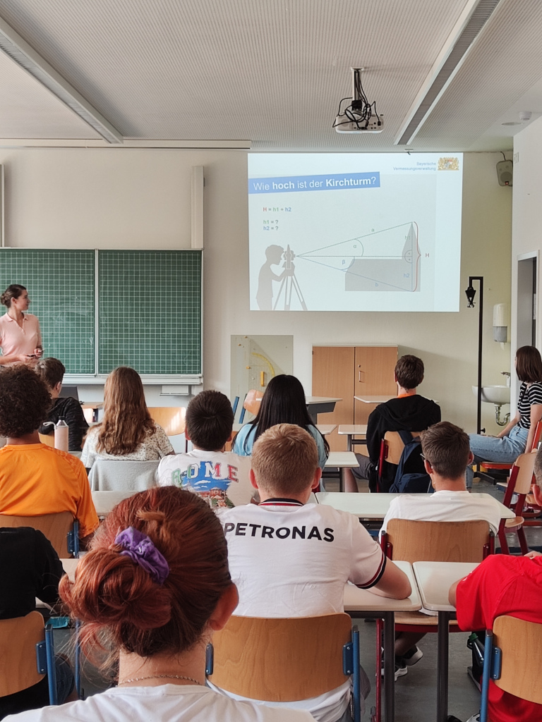 Geod&auml;sie zum Anfassen f&uuml;r die 9c und die 9d