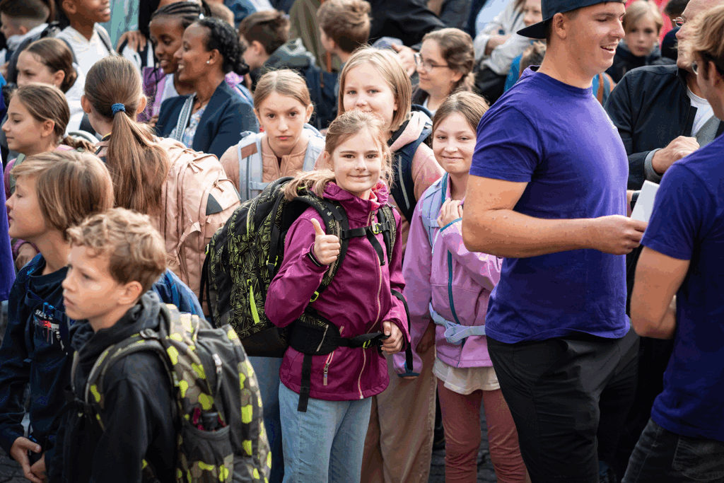 Ein herzliches Willkommen f&uuml;r 172 F&uuml;nftkl&auml;ssler am ASG