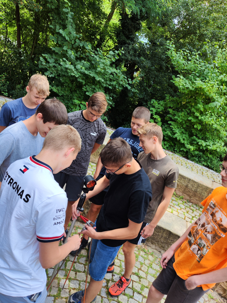 Geod&auml;sie zum Anfassen f&uuml;r die 9c und die 9d