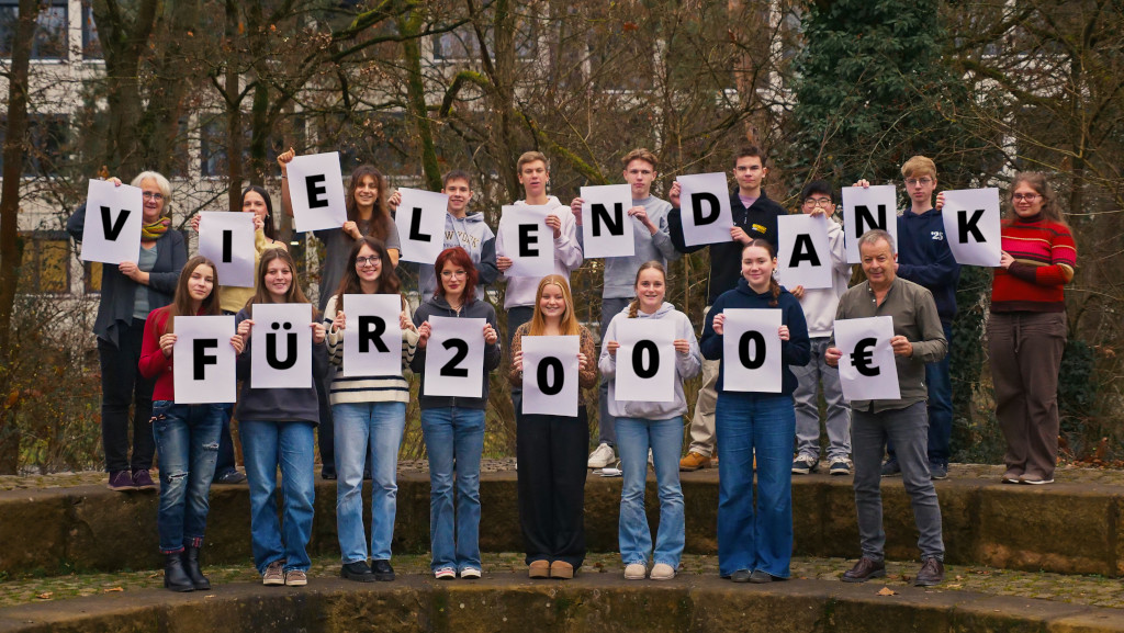 Hurra!!! Und 1114mal &bdquo;Danke!&ldquo; des P-Seminars Musical...