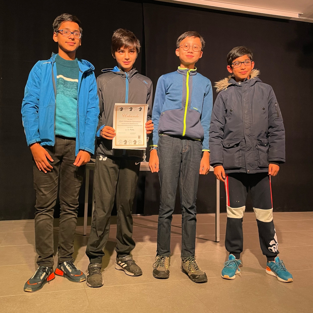 Mittelfr&auml;nkische Meisterschaften im Schulschach 2022 mit dem ASG