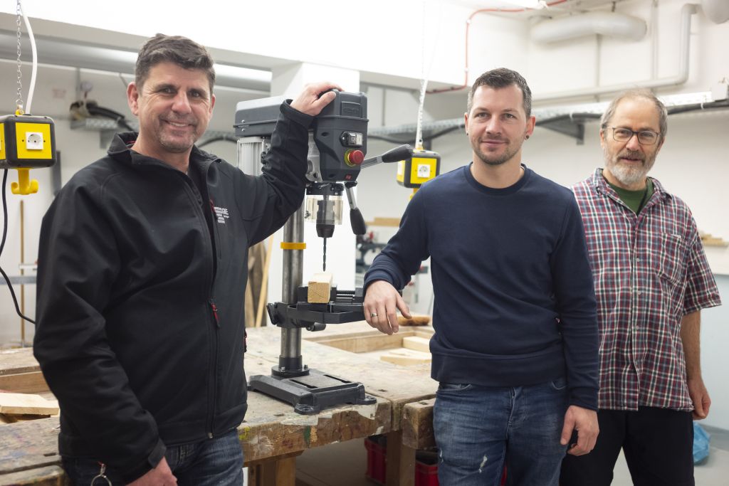 Neue St&auml;nderbohrmaschine