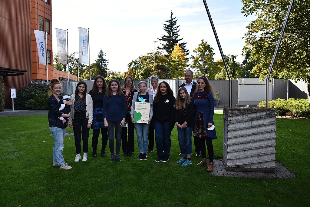 1. Platz f&uuml;r die Nachhaltigkeits-Challenge des ASG