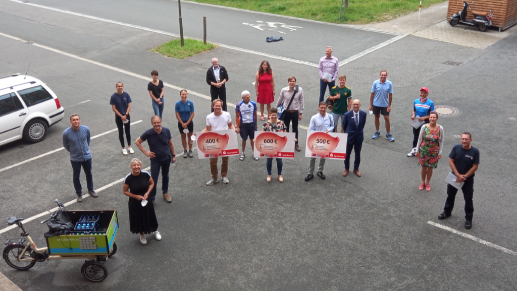 Schulradeln 2021: Das ASG auf dem Podium