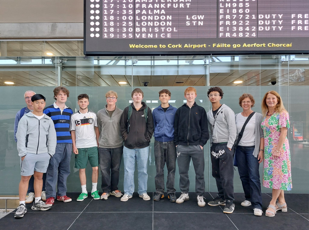 Gr&uuml;&szlig;e von der Gr&uuml;nen Insel! &ndash; ASG Sch&uuml;ler in Cork