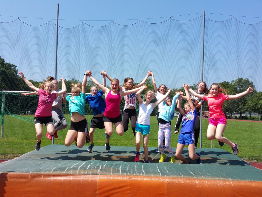 Erfolgreiche Leichtathletikm&auml;dels