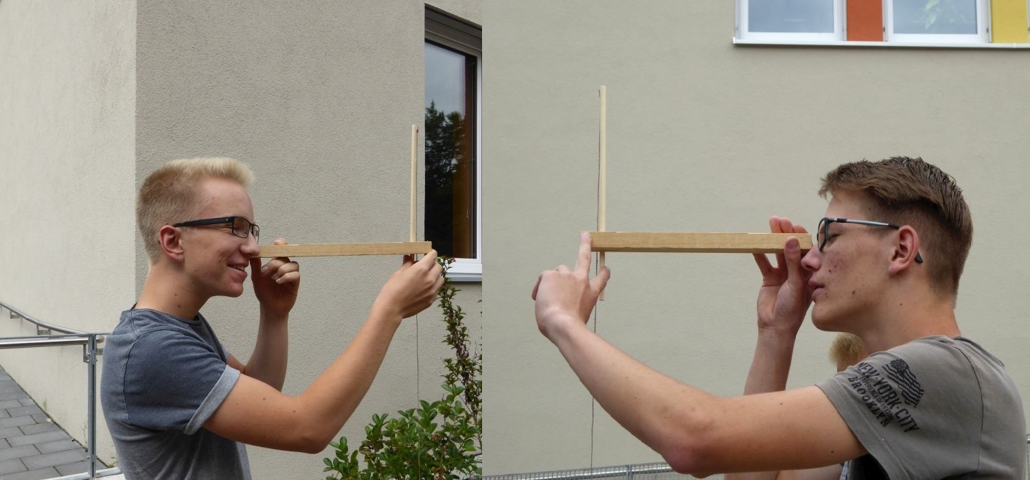 Mathematik drau&szlig;en &ndash; etwas vermessen?