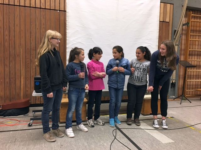 Begegnung mit Fl&uuml;chtlingsfamilien