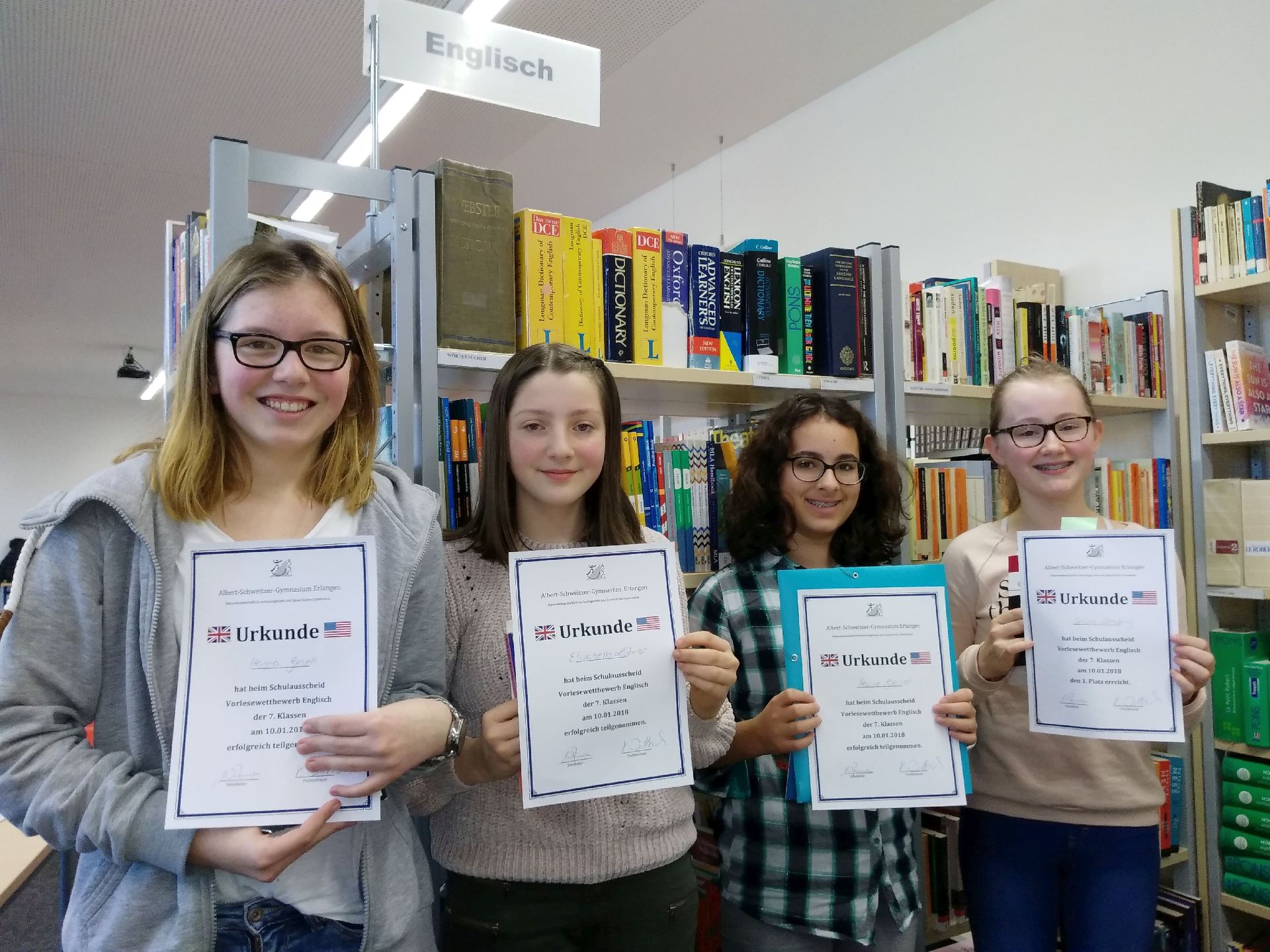 Vorlesewettbewerb Englisch