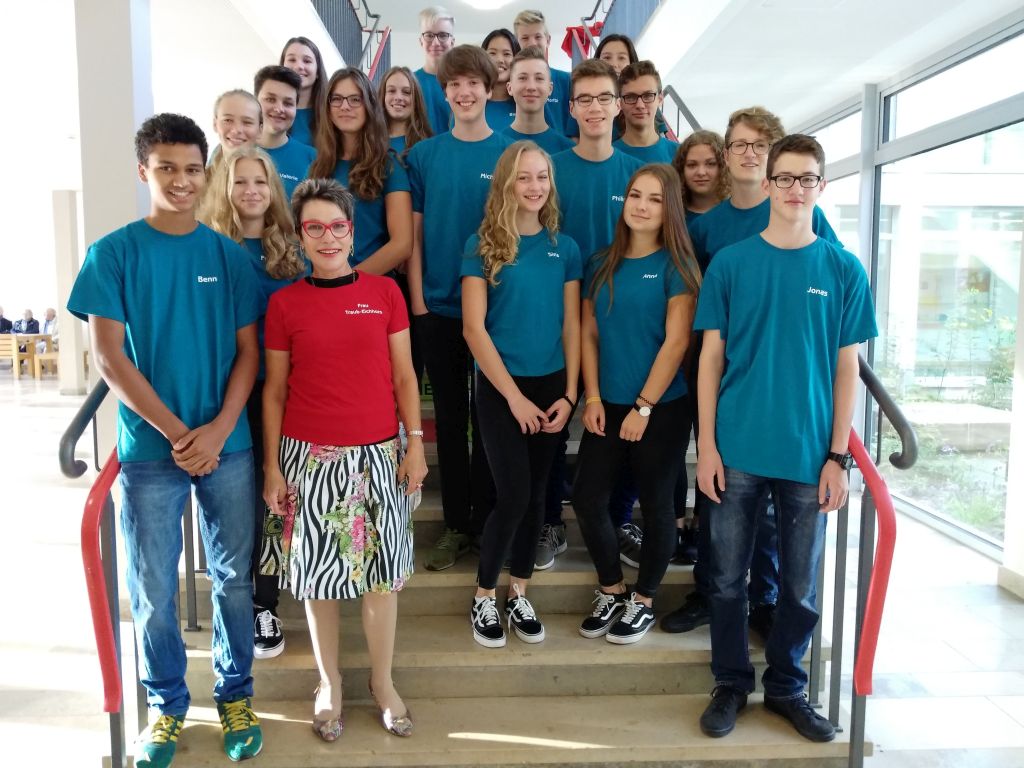 Begr&uuml;&szlig;ung unserer Neuen