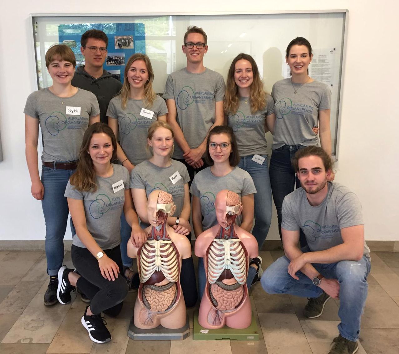 Medizinstudenten kl&auml;ren &uuml;ber Organspende auf