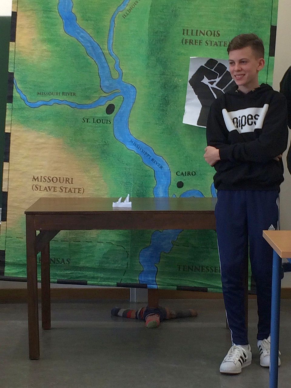 Huck Finn zu Besuch in der 7c