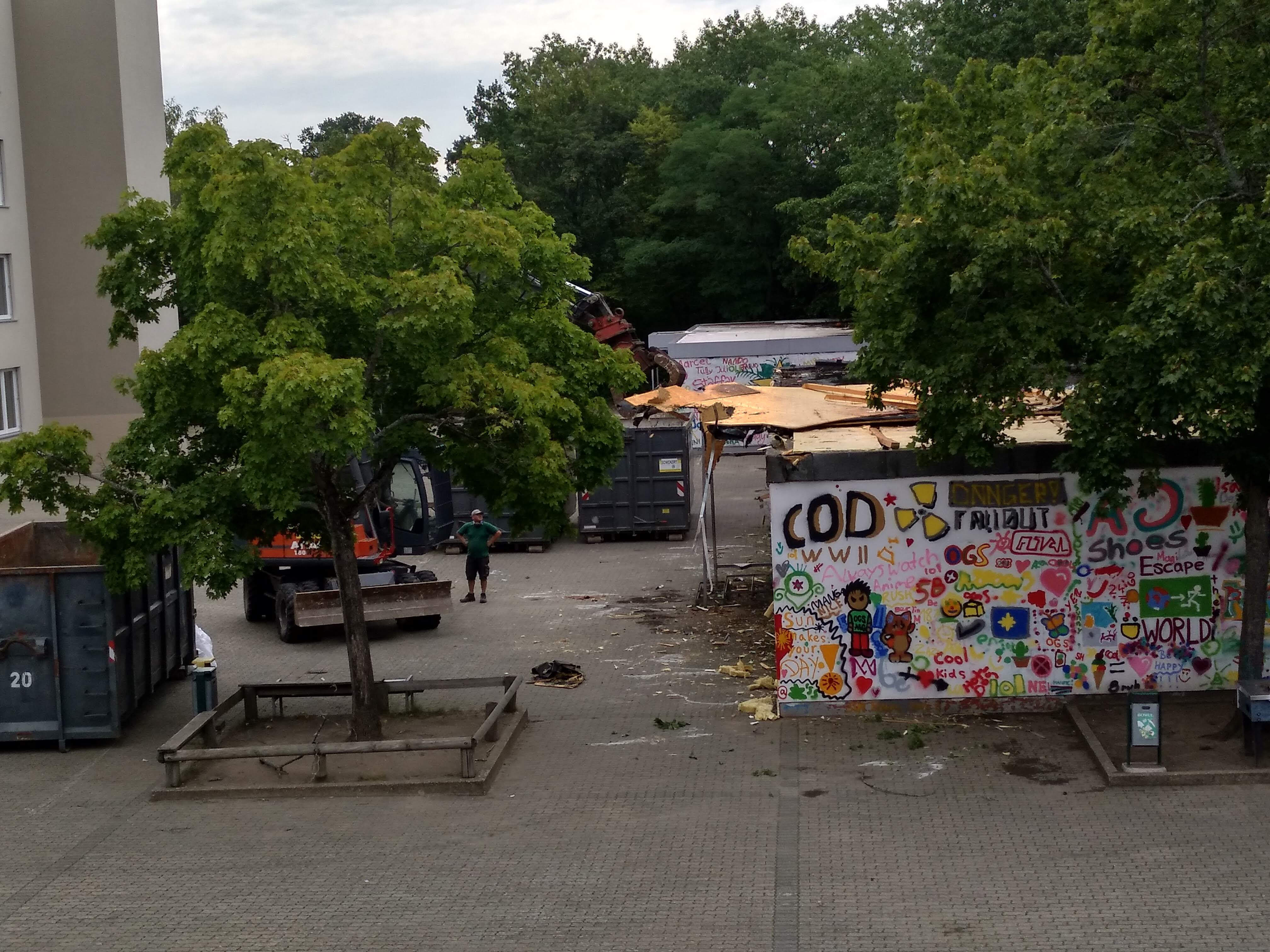 Platz f&uuml;r den neuen Pausenhof!