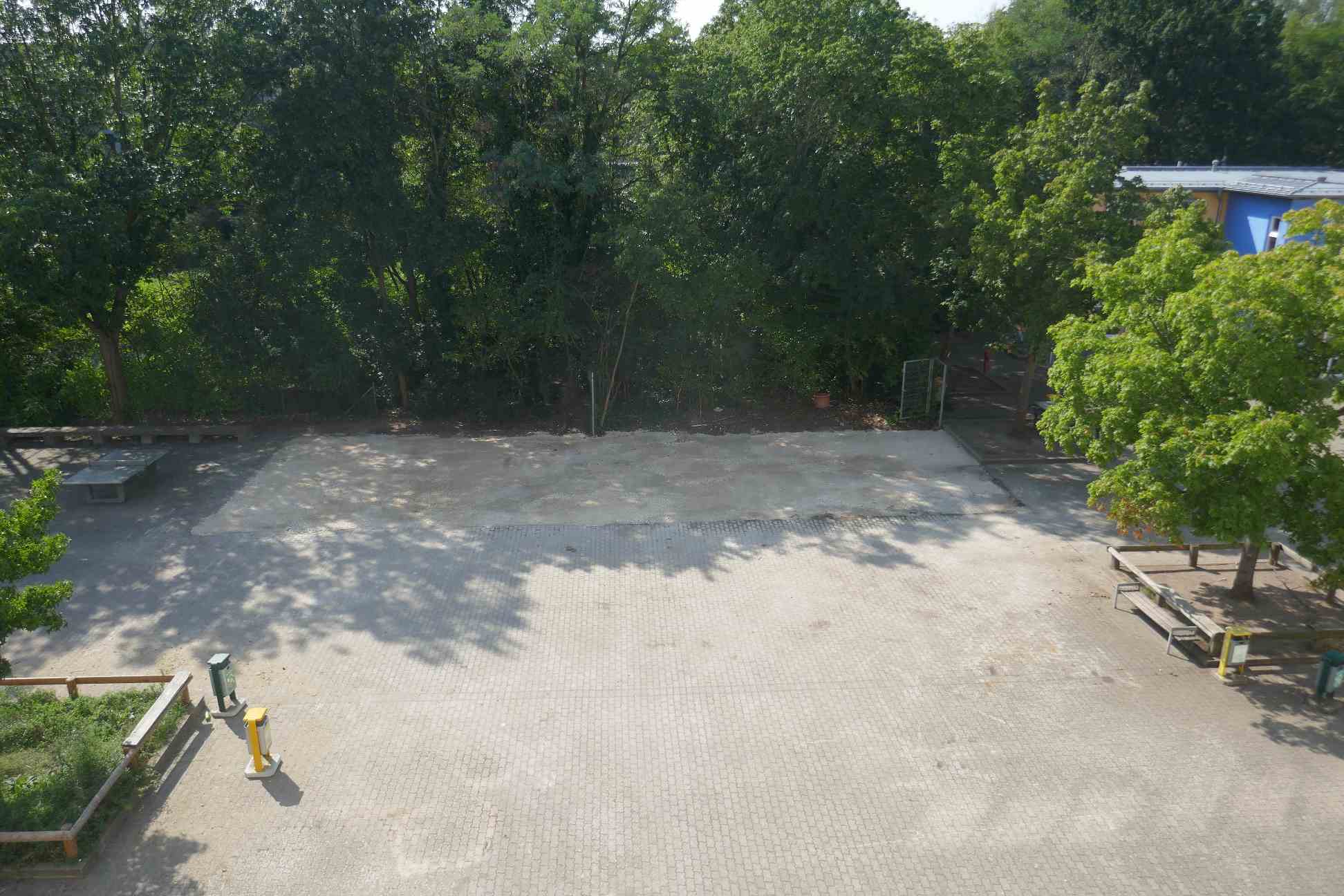 Platz f&uuml;r den neuen Pausenhof!