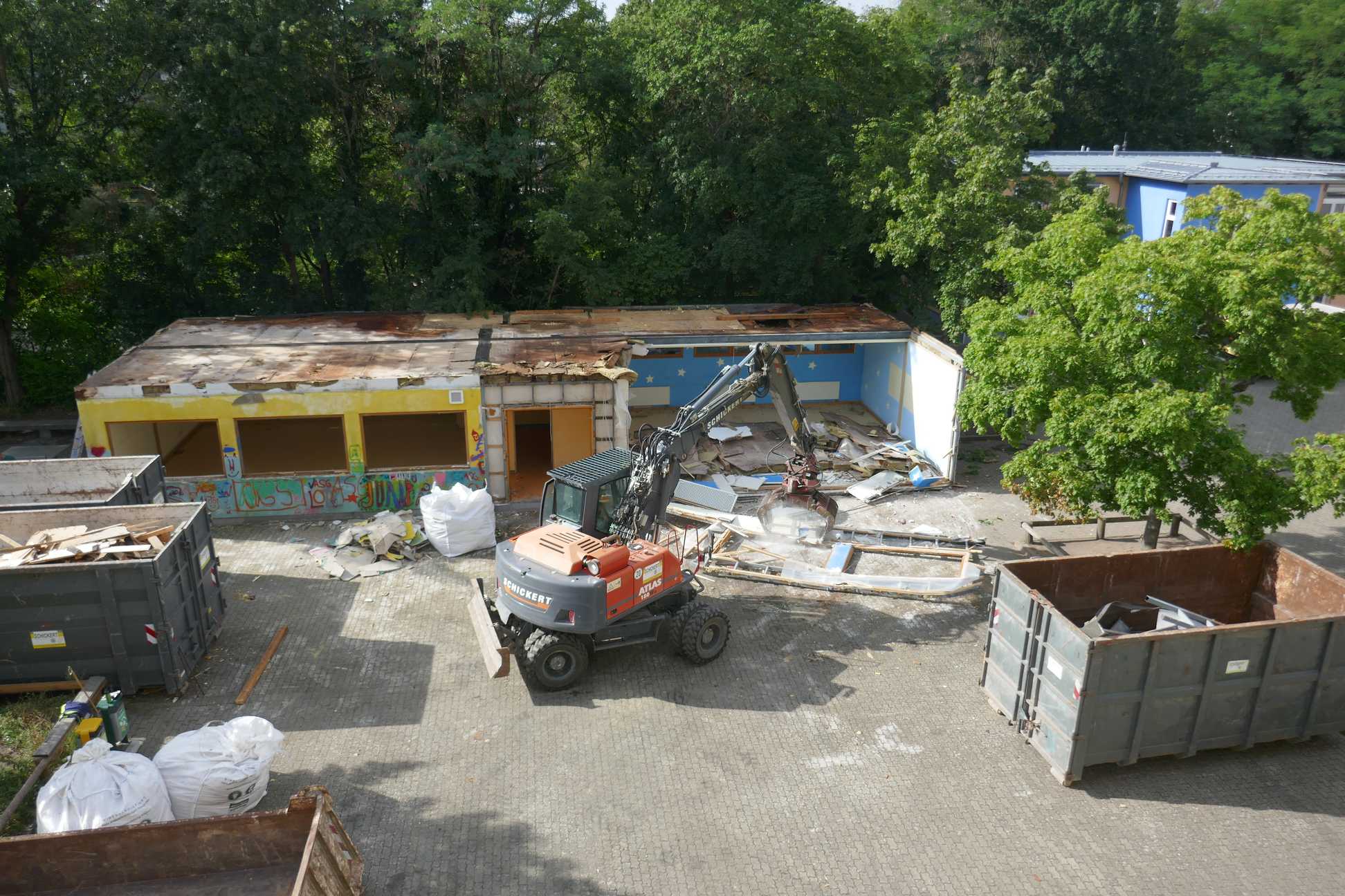 Platz f&uuml;r den neuen Pausenhof!