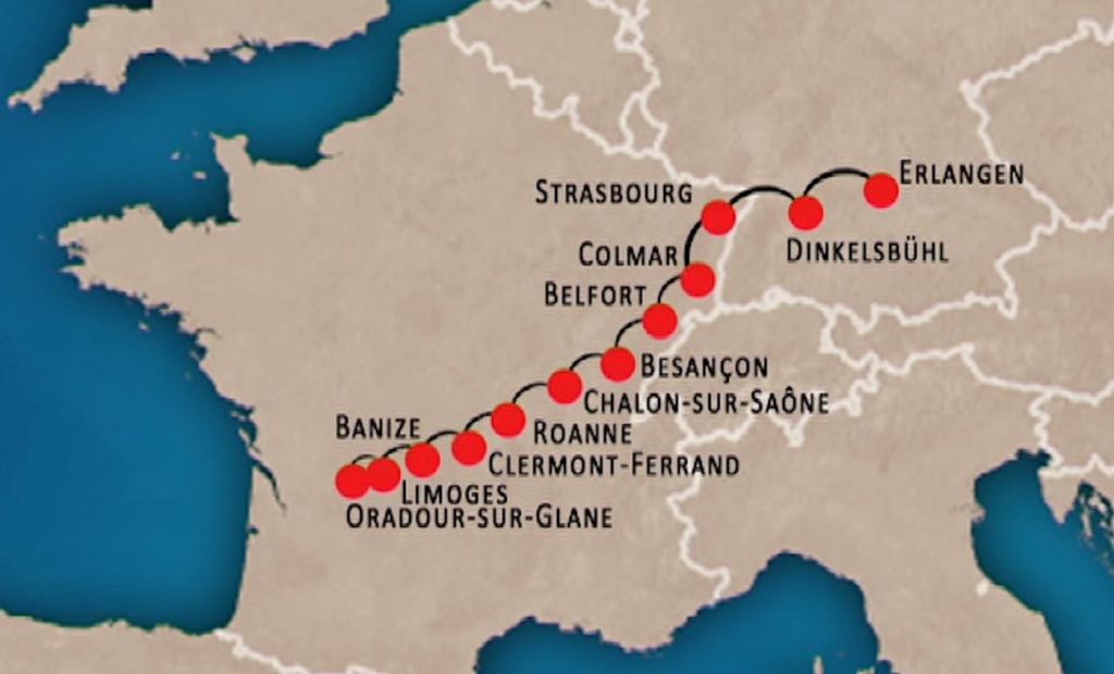 Friedensfahrt nach Oradour 2015