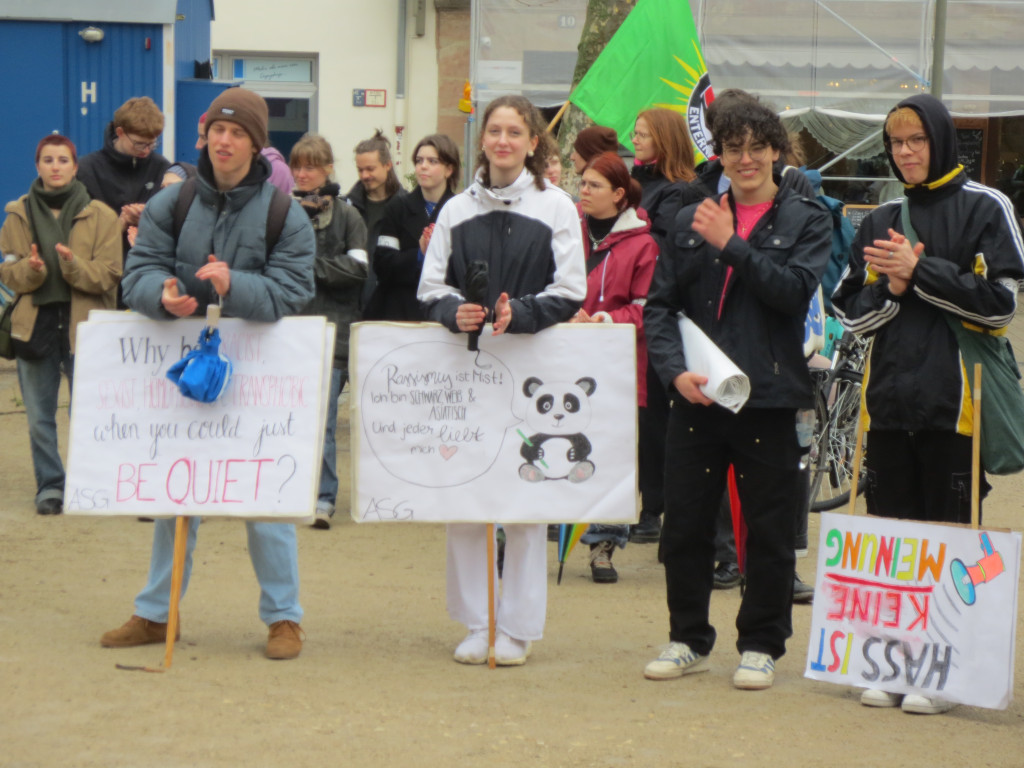 ASG bei Demo &bdquo;Bunt gegen Rassismus&ldquo;