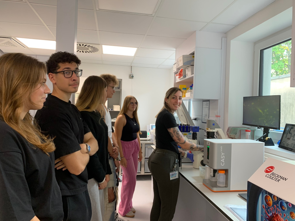 Besuch des Bio-LKs in der Strahlenklinik