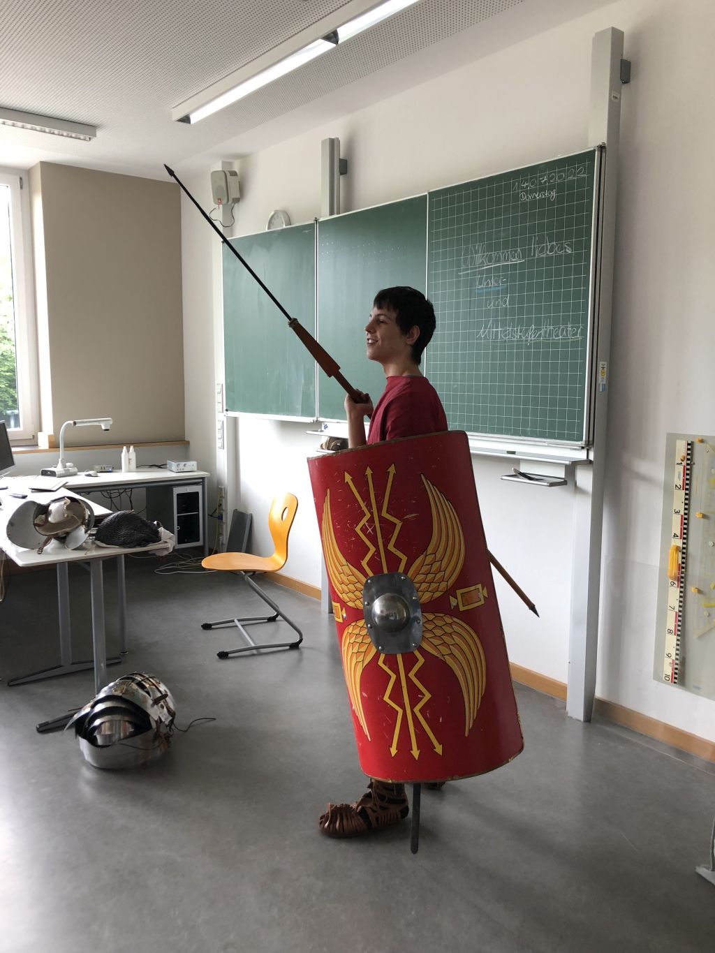 Besuch des Legion&auml;rs