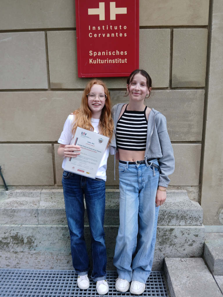 Das ASG beim Vorlesewettbewerb Spanisch am Instituto Cervantes in M&uuml;nchen