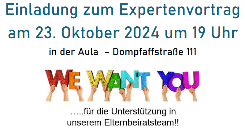 Einladung zum Expertenvortrag &bdquo;Stress und Stressbew&auml;ltigung im Kindes- und Jugendalter&ldquo;