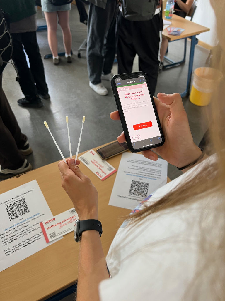 Informationsveranstaltung der DKMS am ASG