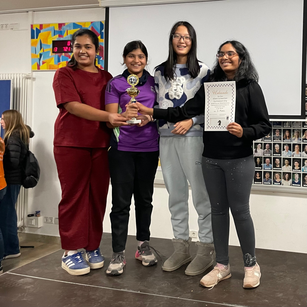 Mittelfr&auml;nkische Schulschach-Meisterschaften am ASG &ndash; Sieger in der WK I