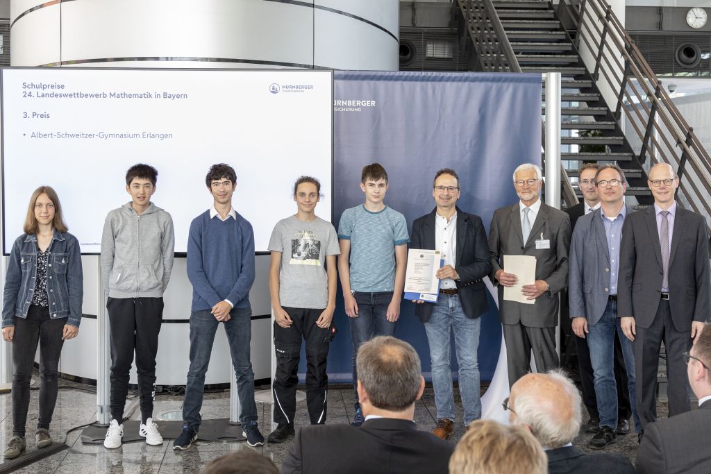 Landeswettbewerb Mathematik: ASG erh&auml;lt 1.000&euro;