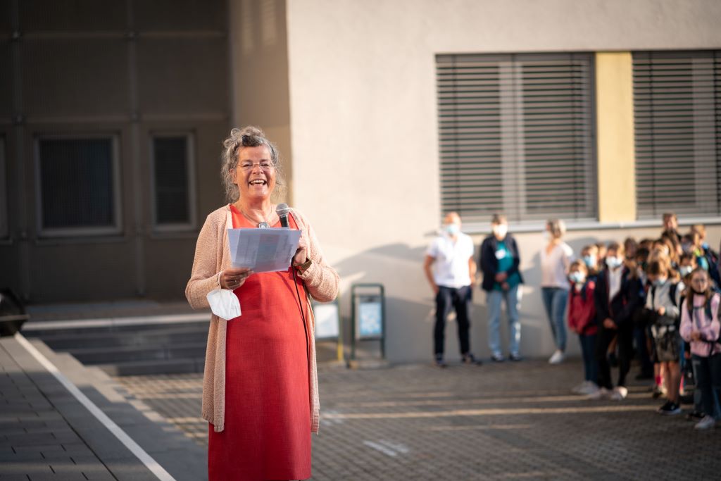 1. Schultag f&uuml;r die neuen F&uuml;nftkl&auml;sslerInnen