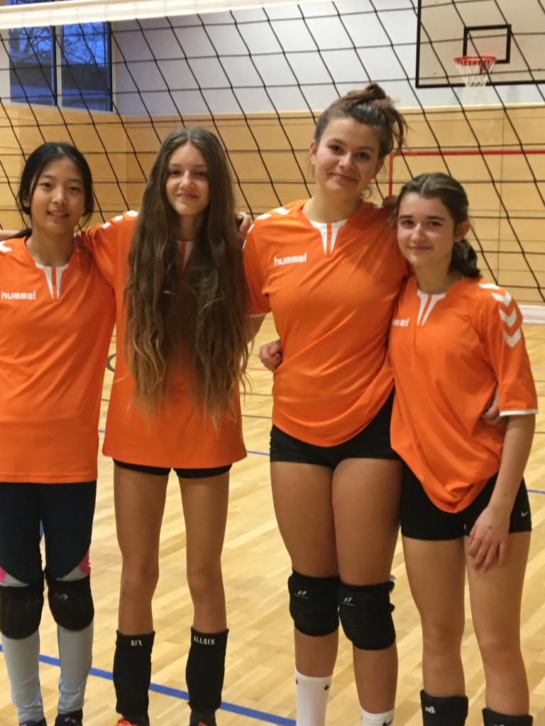 Sieg der Volleyball-M&auml;dchenmannschaft im Regionalentscheid