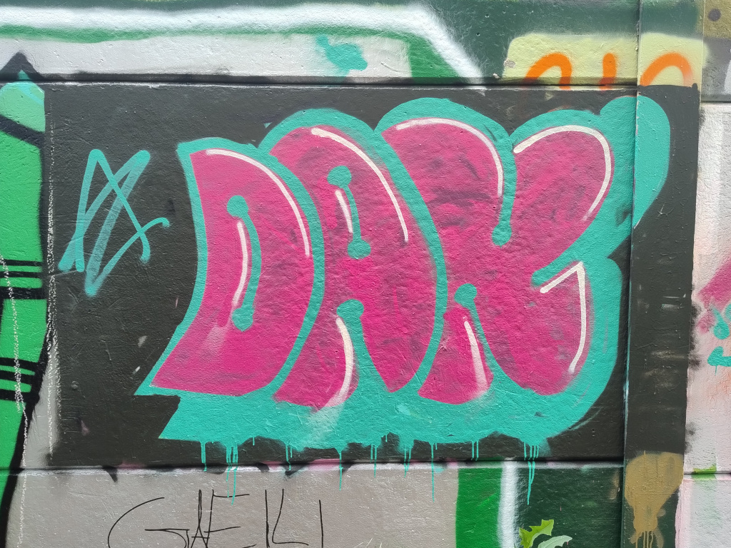 Spr&uuml;haktion des P-Seminars Legales Graffiti