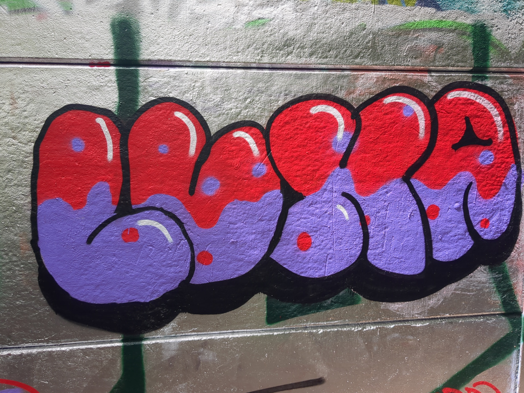 Spr&uuml;haktion des P-Seminars Legales Graffiti