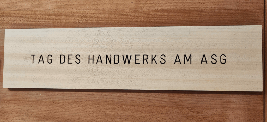 Tag des Handwerks am ASG