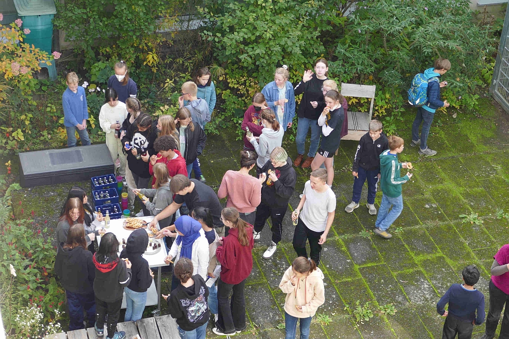 T&uuml;ren auf zum Atrium