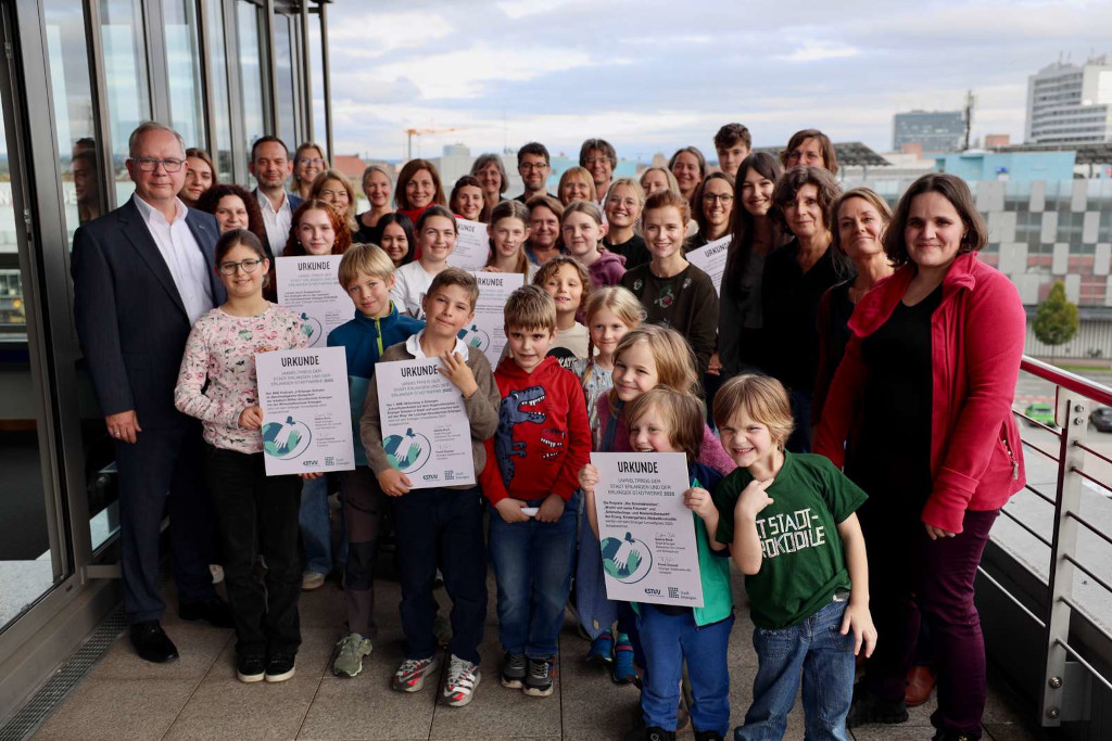 Umweltpreis 2025 der Stadt Erlangen und der Erlanger Stadtwerke verliehen