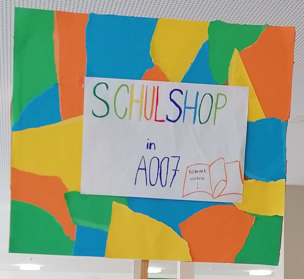 Unterst&uuml;tzung f&uuml;r den Schulshop